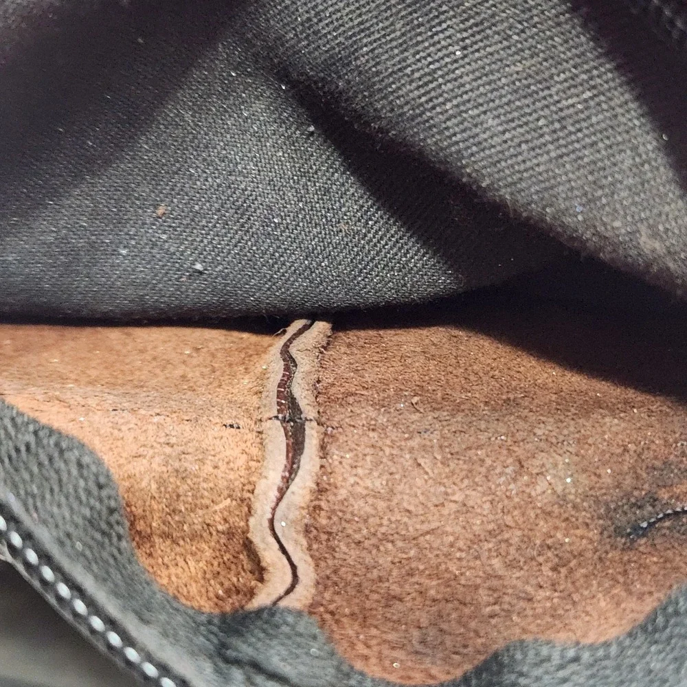 Vintage Brown Leather Sling Backpack Purse Made‎ in Mexico Teardrop Bag